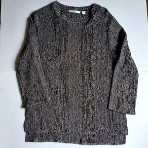 Women's HUGO BOSS Pullover Knit Sweater Crew Neck Viscose & Cotton Size Medium